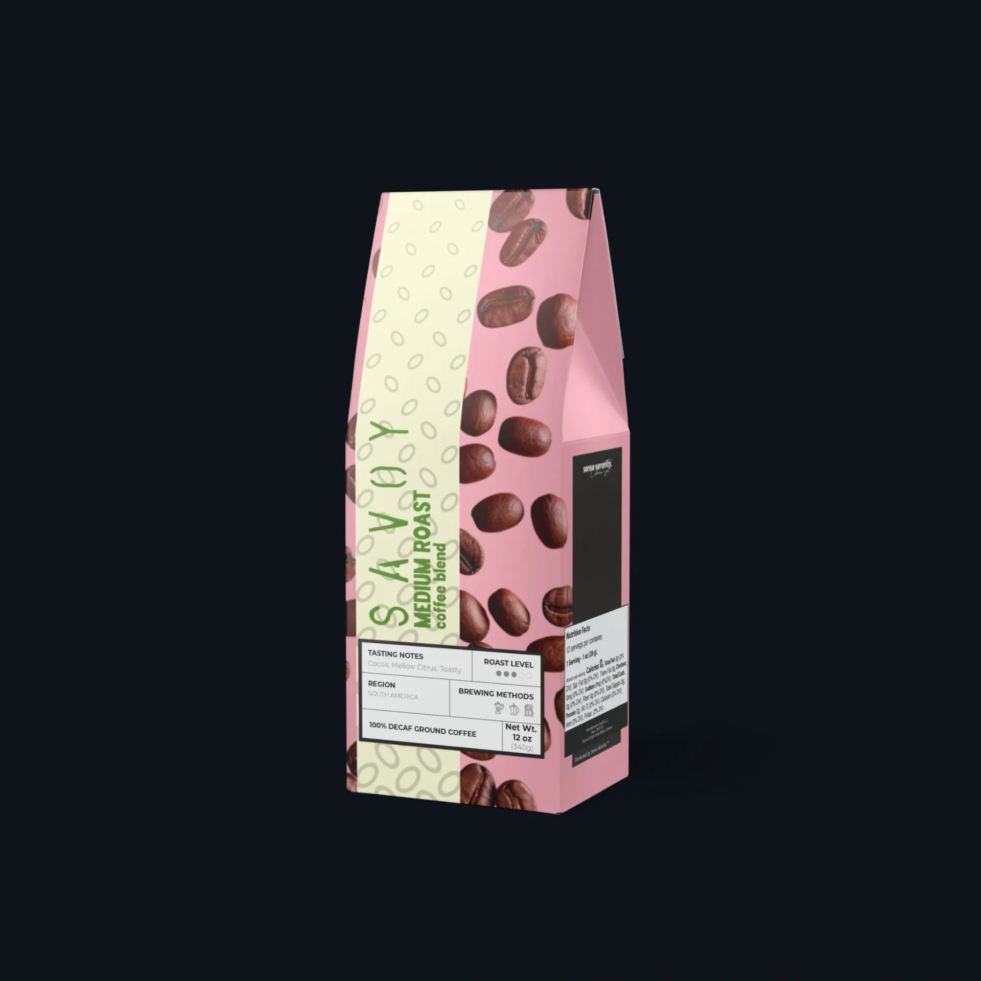 Savoy Decaf Coffee Blend – Smooth & Rich (Whole Bean)