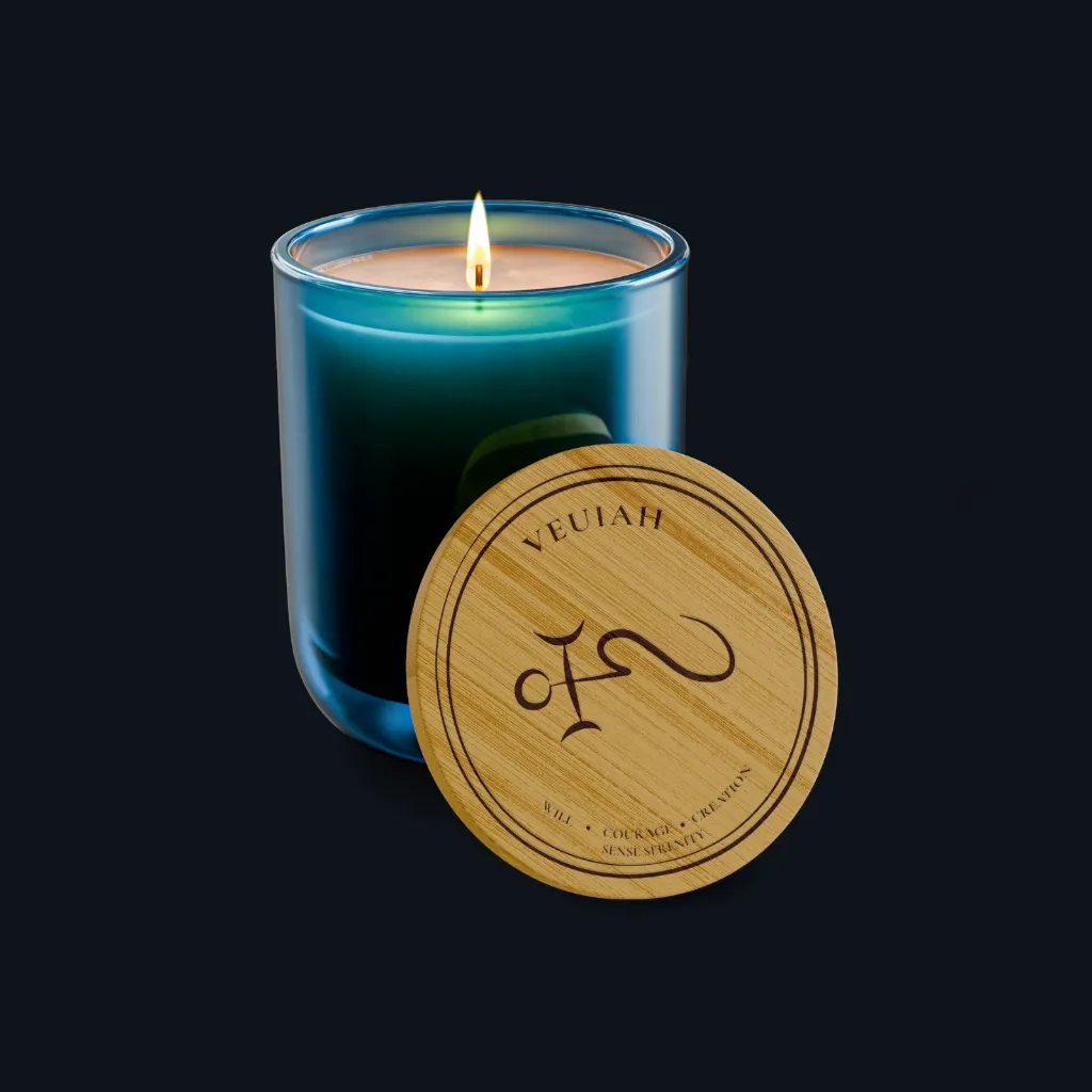 Veuiah Angel Candle of Creation – Engraved Luxury Candle
