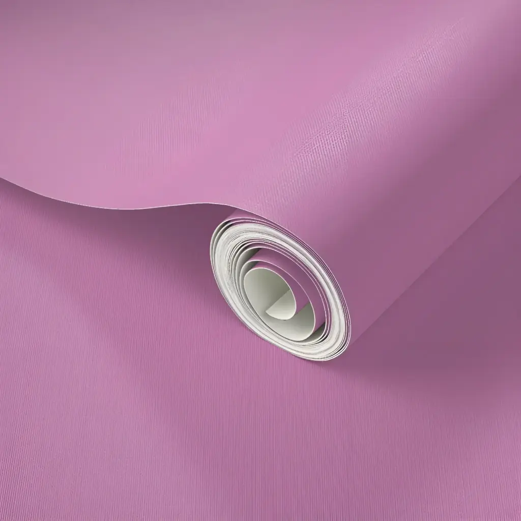 Opera Mauve Peel & Stick Wallpaper — Matte Fabric, Renter‑Friendly