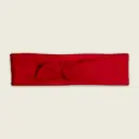 Sense Serenity Lovely Cherry Red Bow Baby Headband – Soft Cotton Newborn & Infant Hair Accessory