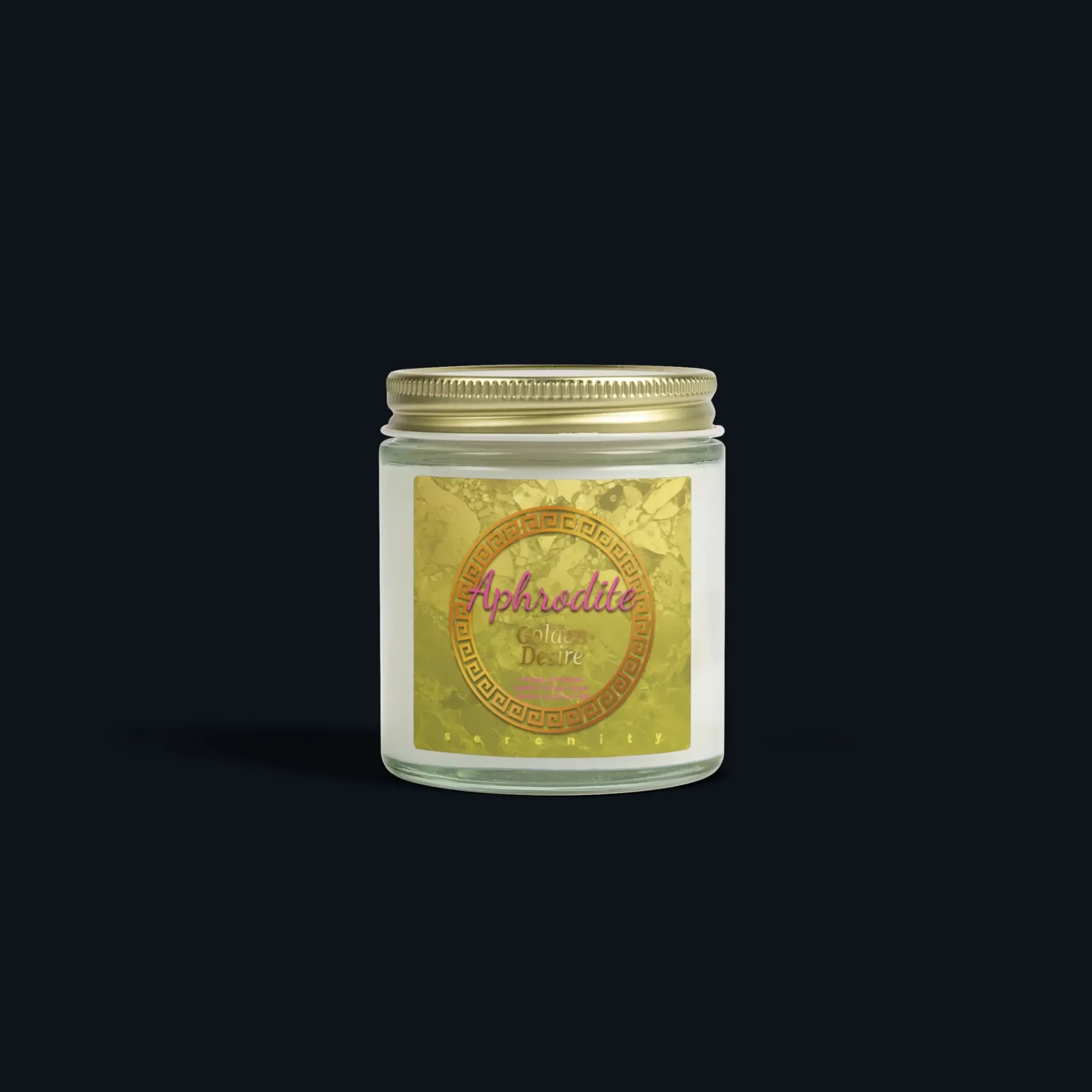 Aphrodite Mango & Coconut Milk Candle – Tropical (Clear Vessel = brighter throw, 4 oz (~20h))