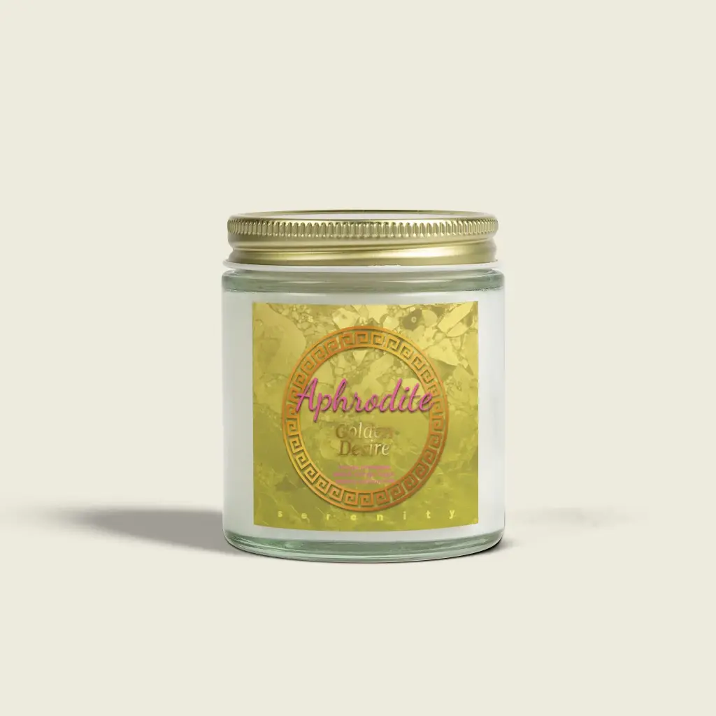 Aphrodite Mango & Coconut Milk Candle – Tropical (Clear Vessel = brighter throw, 4 oz (~20h))