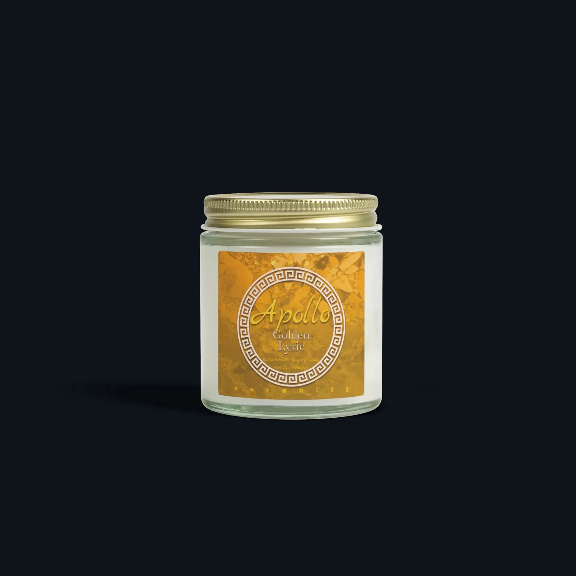 Apollo Vanilla Bean Candle – Buttercream & Bourbon (Clear Vessel = brighter throw, 4 oz (~20h))