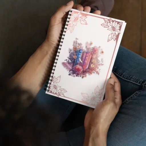 Sense Serenity Dream Feathers Spiral Notebook – Book Lover Journal