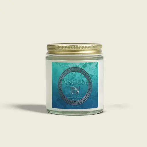 Poseidon - Tidal Drift Scented Candles for Isolation and Daily Overwhelm Relief