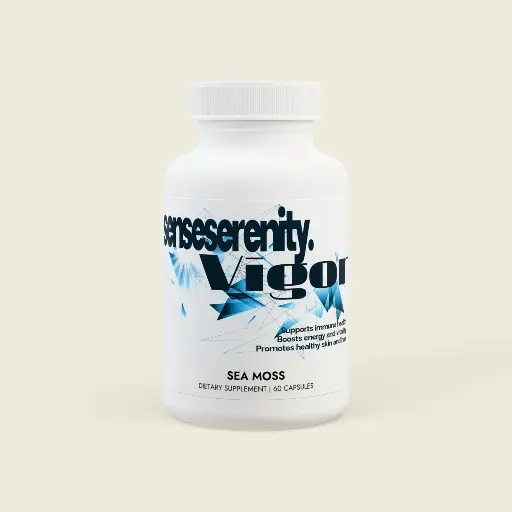 Sense Serenity Vigor Sea Moss Balance – Mineral-Rich Supplement (60 Capsules)