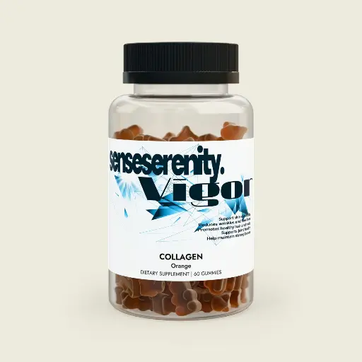 Sense Serenity Vigor Collagen + Biotin Gummies – Beauty & Strength (60 Gummies)